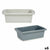 Gebäckbackform Kinvara Hellgrau Dunkelgrau Silikon 1,5 L 16 x 7 x 27,5 cm Kuchen (6 Stück)