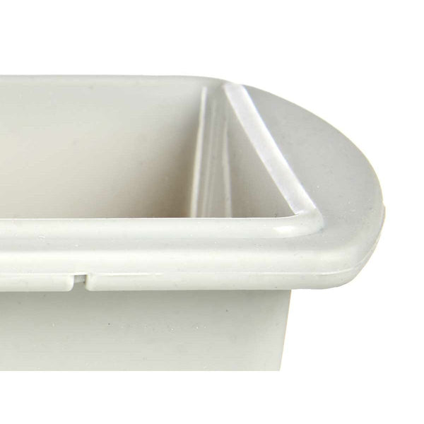 Gebäckbackform Kinvara Hellgrau Dunkelgrau Silikon 1,5 L 16 x 7 x 27,5 cm Kuchen (6 Stück)