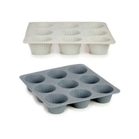 Muffinform Kinvara Hellgrau Dunkelgrau 22 x 3 x 22 cm Muffins (6 Stück)