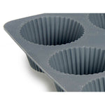 Muffinform Kinvara Hellgrau Dunkelgrau 22 x 3 x 22 cm Muffins (6 Stück)