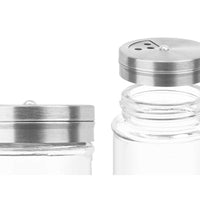 Gewürzspender Vivalto LH1103 LH1103 5 x 8,5 x 5 cm Durchsichtig Silberfarben (12 Stück)
