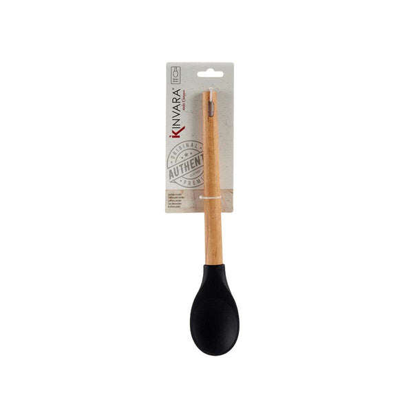 Löffel Kinvara HW418870 Schwarz Silikon Buchenholz 6 x 1,8 x 30,5 cm (48 Stück)