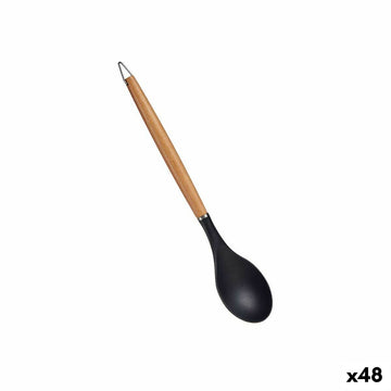 Löffel Kinvara HW428012 Schwarz Buchenholz 7 x 2 x 32,5 cm (48 Stück)