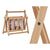 Zeitschriftenkorb Kipit XJL146062 Braun Holz 30 x 37,5 x 36,5 cm (12 Stück)