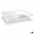 Abtropfsieb für die Spüle Kinvara Weiß 43,5 x 11 x 33,5 cm (4 Stück)