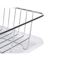 Abtropfsieb für die Spüle Kinvara Weiß 43,5 x 11 x 33,5 cm (4 Stück)