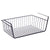 Küchenregalkorb Kinvara Schwarz Metall Eisen 42 x 14 x 26 cm 45 x 32 x 28 cm (12 Stück)