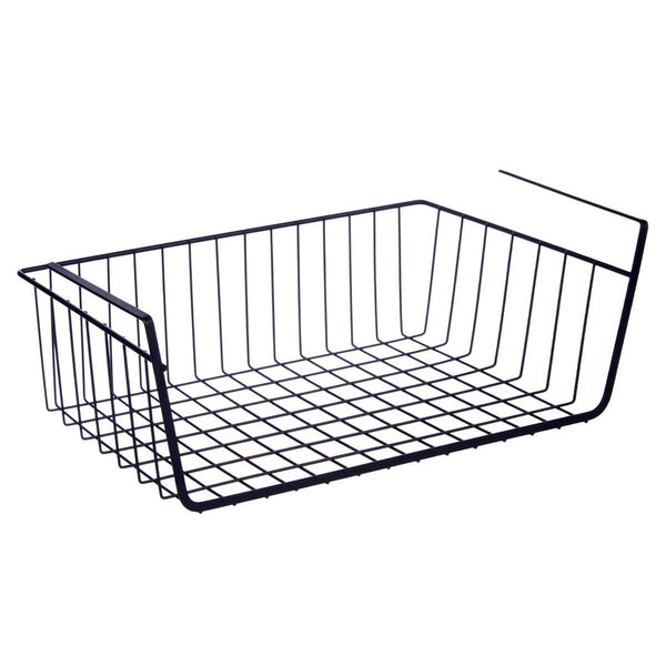 Küchenregalkorb Kinvara Schwarz Metall Eisen 42 x 14 x 26 cm 45 x 32 x 28 cm (12 Stück)