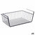 Küchenregalkorb Kinvara Schwarz Metall Eisen 42 x 14 x 26 cm 45 x 32 x 28 cm (12 Stück)