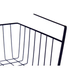 Küchenregalkorb Kinvara Schwarz Metall Eisen 42 x 14 x 26 cm 45 x 32 x 28 cm (12 Stück)