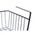 Küchenregalkorb Kinvara Schwarz Metall Eisen 42 x 14 x 26 cm 45 x 32 x 28 cm (12 Stück)