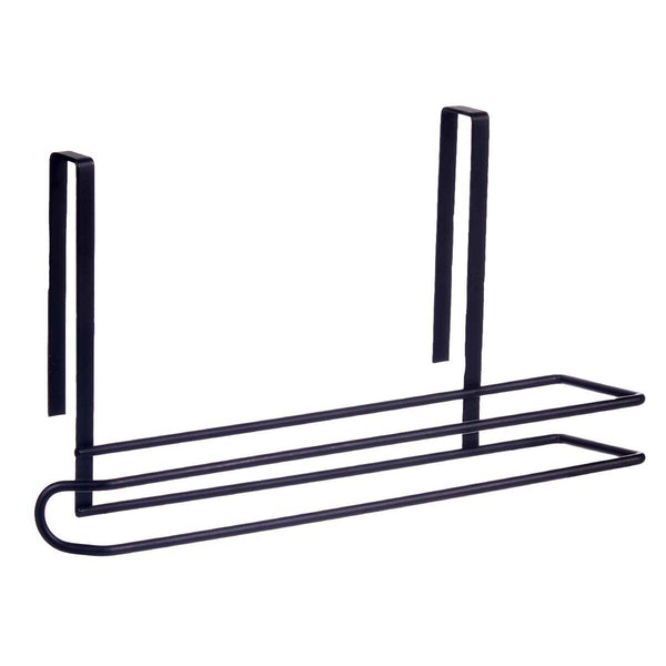 Küchenpapierrollenhalterung Kinvara Schwarz Metall Eisen 34 x 17,3 x 10,5 cm (8 Stück)