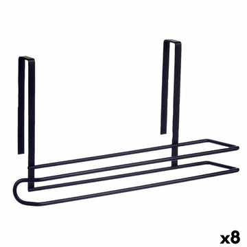 Küchenpapierrollenhalterung Kinvara Schwarz Metall Eisen 34 x 17,3 x 10,5 cm (8 Stück)
