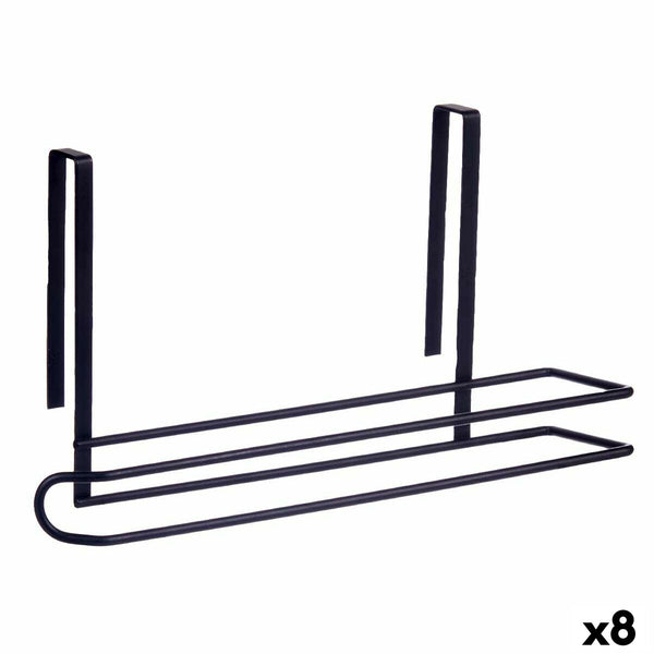 Küchenpapierrollenhalterung Kinvara Schwarz Metall Eisen 34 x 17,3 x 10,5 cm (8 Stück)