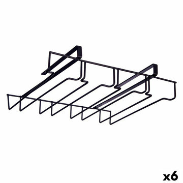 Gläserständer Kinvara Metall Eisen 36 x 7,5 x 26 cm 7 x 7,5 x 26 cm (6 Stück)