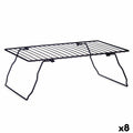 Klappbares Regal Kinvara Schwarz 37.5 x 23 x 13 cm 37 x 3,5 x 23,5 cm 37,5 x 3,5 x 24 cm 24 x 37,5 x 24,5 cm (8 Stück)
