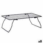 Klappbares Regal Kinvara Schwarz 37.5 x 23 x 13 cm 37 x 3,5 x 23,5 cm 37,5 x 3,5 x 24 cm 24 x 37,5 x 24,5 cm (8 Stück)