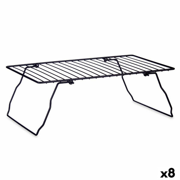 Klappbares Regal Kinvara Schwarz 37.5 x 23 x 13 cm 37 x 3,5 x 23,5 cm 37,5 x 3,5 x 24 cm 24 x 37,5 x 24,5 cm (8 Stück)