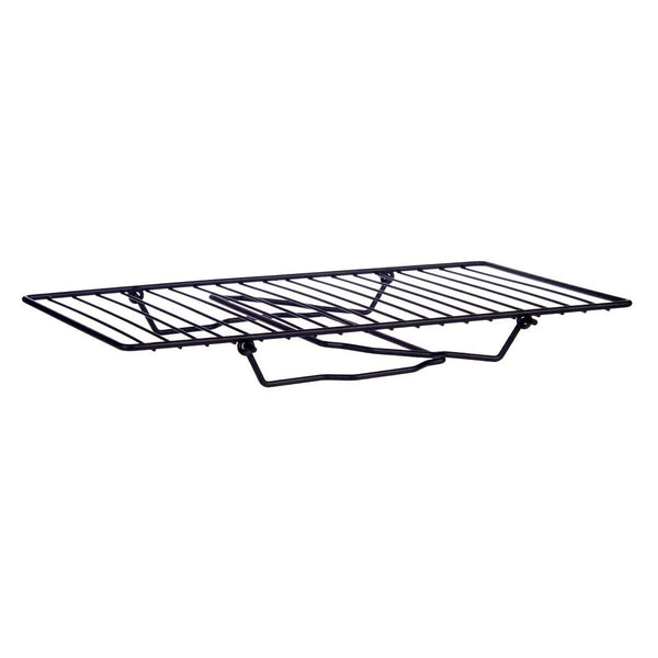 Klappbares Regal Kinvara Schwarz 37.5 x 23 x 13 cm 37 x 3,5 x 23,5 cm 37,5 x 3,5 x 24 cm 24 x 37,5 x 24,5 cm (8 Stück)