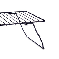 Klappbares Regal Kinvara Schwarz 37.5 x 23 x 13 cm 37 x 3,5 x 23,5 cm 37,5 x 3,5 x 24 cm 24 x 37,5 x 24,5 cm (8 Stück)