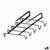 Becheraufhänger Kinvara Schwarz Metall Eisen 16 x 7 x 28,5 cm 15 x 6,3 x 28,7 cm 15 x 7 x 28,7 cm 15,5 x 7 x 28,7 cm 16 x 28,5 x