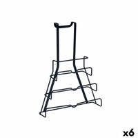 Halter für Küchenutensilien Kinvara Metall Eisen 27 x 37 x 9 cm 27 x 35,5 x 9 cm Pfannendeckel (6 Stück)