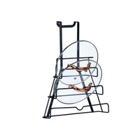 Halter für Küchenutensilien Kinvara Metall Eisen 27 x 37 x 9 cm 27 x 35,5 x 9 cm Pfannendeckel (6 Stück)