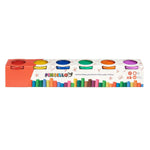 Knetspiel Pincello 504 Gelb Blau Rot grün Lila Orange (12 Stück)