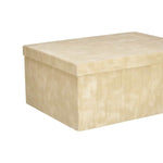 Satz stapelbarer Organizerboxen Pincello natürlich Pappe Streifen (2 Stück)