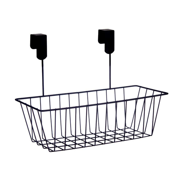 Küchenregalkorb Kinvara Schwarz Metall Eisen 28 x 20,5 x 16 cm 28 x 12 x 9 cm (8 Stück)