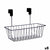 Küchenregalkorb Kinvara Schwarz Metall Eisen 28 x 20,5 x 16 cm 28 x 12 x 9 cm (8 Stück)