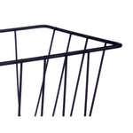 Küchenregalkorb Kinvara Schwarz Metall Eisen 28 x 20,5 x 16 cm 28 x 12 x 9 cm (8 Stück)