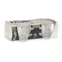 Satz von Kaffeetassen Vivalto RYG6073 RYG6073 Durchsichtig Glas 80 ml (24 Stück)
