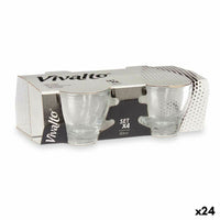 Satz von Kaffeetassen Vivalto RYG6073 RYG6073 Durchsichtig Glas 80 ml (24 Stück)