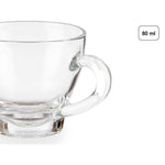 Satz von Kaffeetassen Vivalto RYG6073 RYG6073 Durchsichtig Glas 80 ml (24 Stück)
