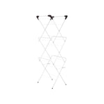Faltbarer Wäscheständer Kipit WR4062A-1NB-489 Weiß Schwarz Polypropylen Eisen 47 x 41 x 136 cm Vertikal (5 Stück)