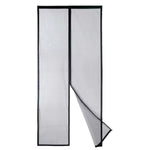 Moskitonetz Kipit BA2301-490 Schwarz Polyester Magnet 90 x 210 cm Plattenspeicher (12 Stück)