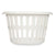 Korb Kipit 8066-W Weiß Polypropylen 27 L 40 x 25 x 40 cm (18 Stück)