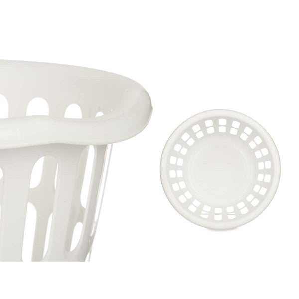 Korb Kipit 8066-W Weiß Polypropylen 27 L 40 x 25 x 40 cm (18 Stück)
