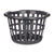 Korb Kipit 8066-A Anthrazit Polypropylen 27 L 40 x 25 x 40 cm (18 Stück)