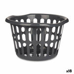 Korb Kipit 8066-A Anthrazit Polypropylen 27 L 40 x 25 x 40 cm (18 Stück)