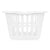 Korb Kipit 8067-W Weiß Polypropylen 50 L 58 x 24 x 42 cm (12 Stück)