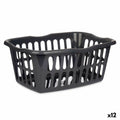 Korb Kipit 8067-A Anthrazit Polypropylen 50 L 58 x 24 x 42 cm (12 Stück)