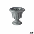Blumentopf Ibergarden N00202102 Anthrazit Kunststoff Glas 47,6 x 47 x 47,4 cm (5 Stück)