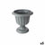 Blumentopf Ibergarden Anthrazit Kunststoff Glas 47,6 x 47 x 47,4 cm (5 Stück)