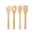 Küchenutensilien-Set Kinvara Bambus 8 x 34,5 x 3,2 cm (12 Stück)