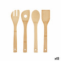 Küchenutensilien-Set Kinvara Bambus 8 x 34,5 x 3,2 cm (12 Stück)