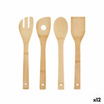 Küchenutensilien-Set Kinvara Bambus 8 x 34,5 x 3,2 cm (12 Stück)