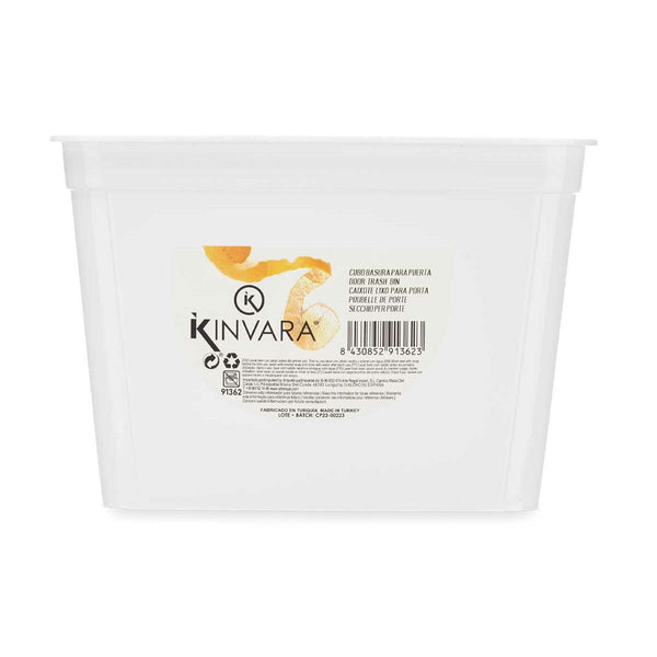 Müllbeutelhalter Kinvara Weiß Kunststoff 4 L (12 Stück)