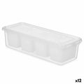 Kühlschrank Organizer Kinvara 02 1066 Weiß Durchsichtig 37,5 x 9 x 14,3 cm